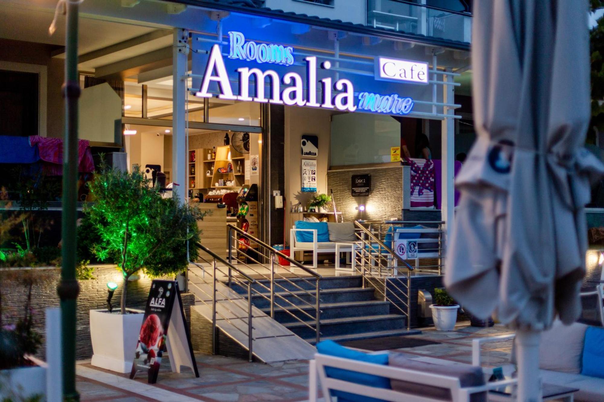 Amalia Mare Sea View Apartment Nea Vrasna Bagian luar foto