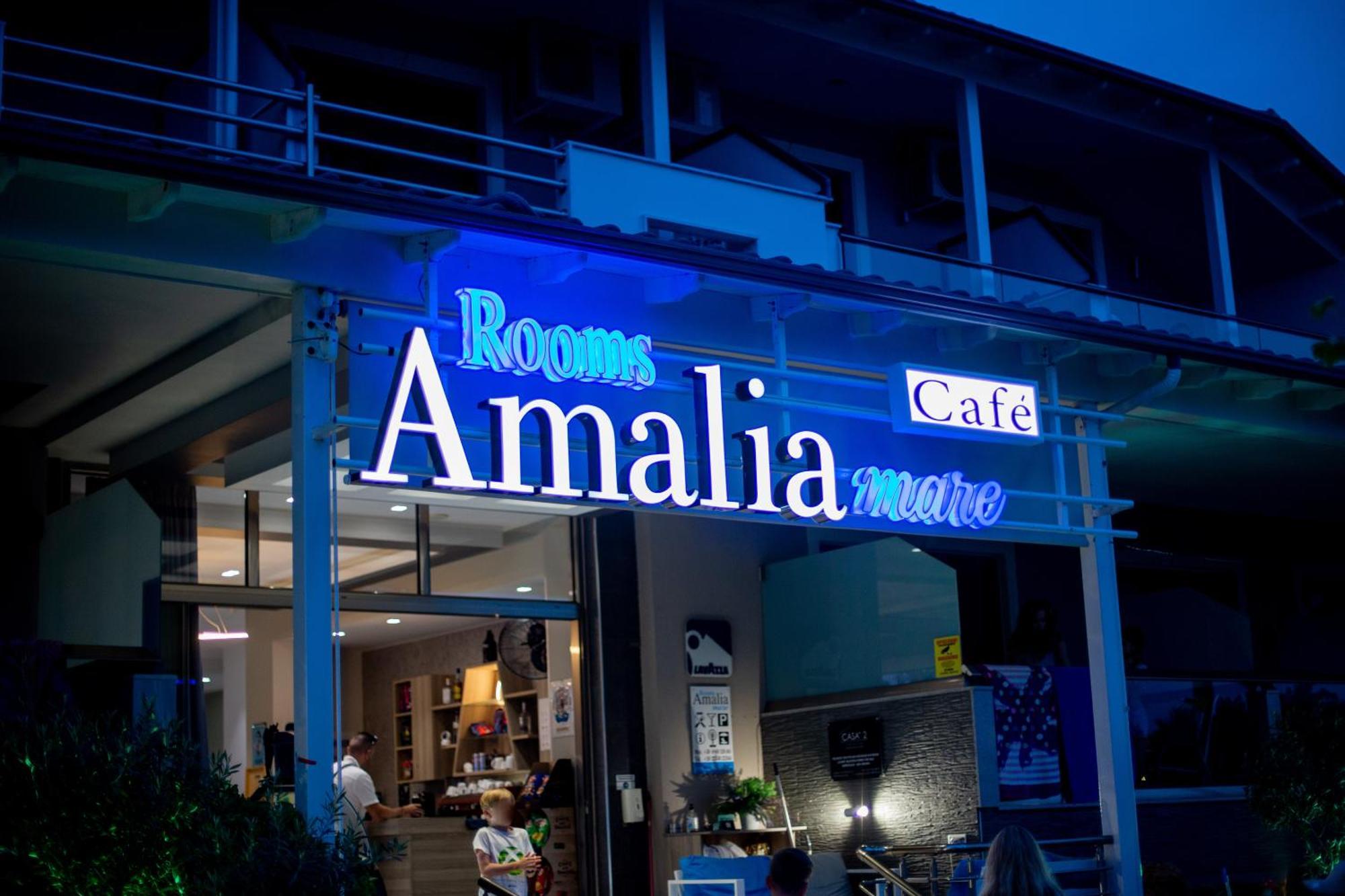 Amalia Mare Sea View Apartment Nea Vrasna Bagian luar foto