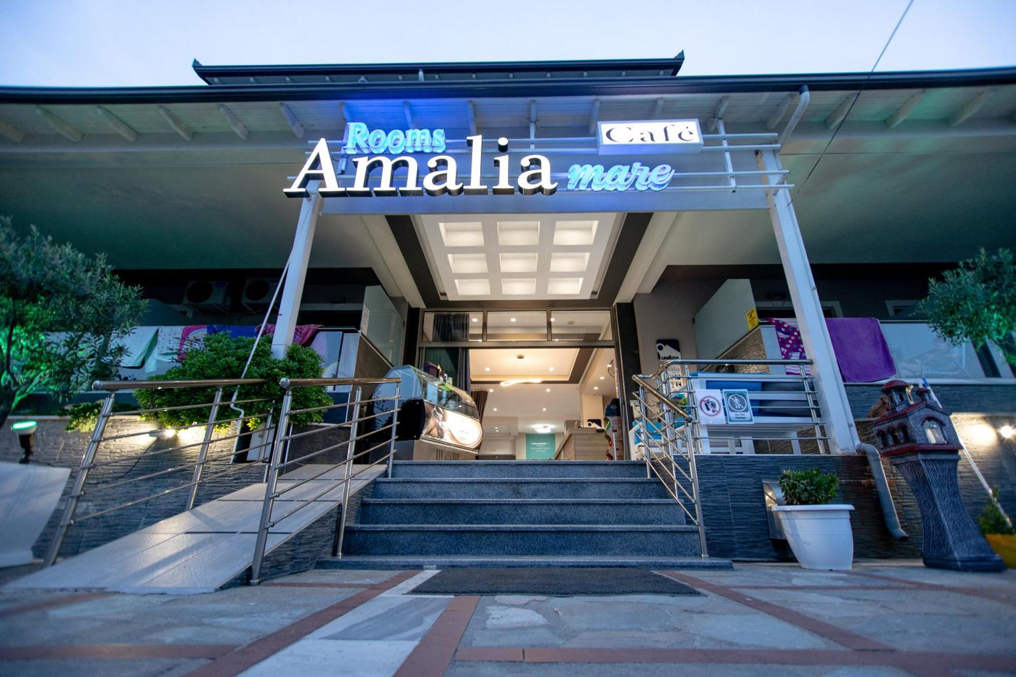 Amalia Mare Sea View Apartment Nea Vrasna Bagian luar foto