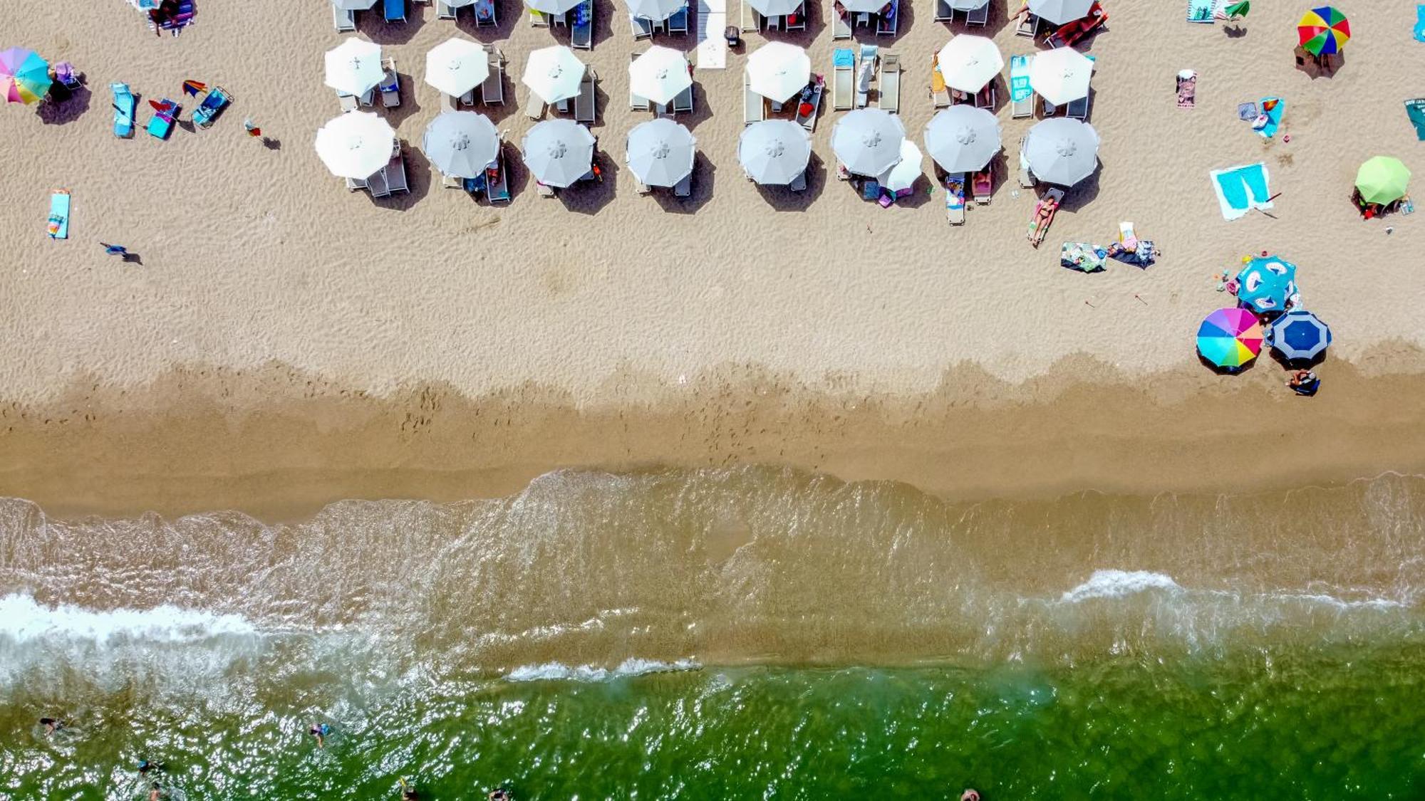 Amalia Mare Sea View Apartment Nea Vrasna Bagian luar foto