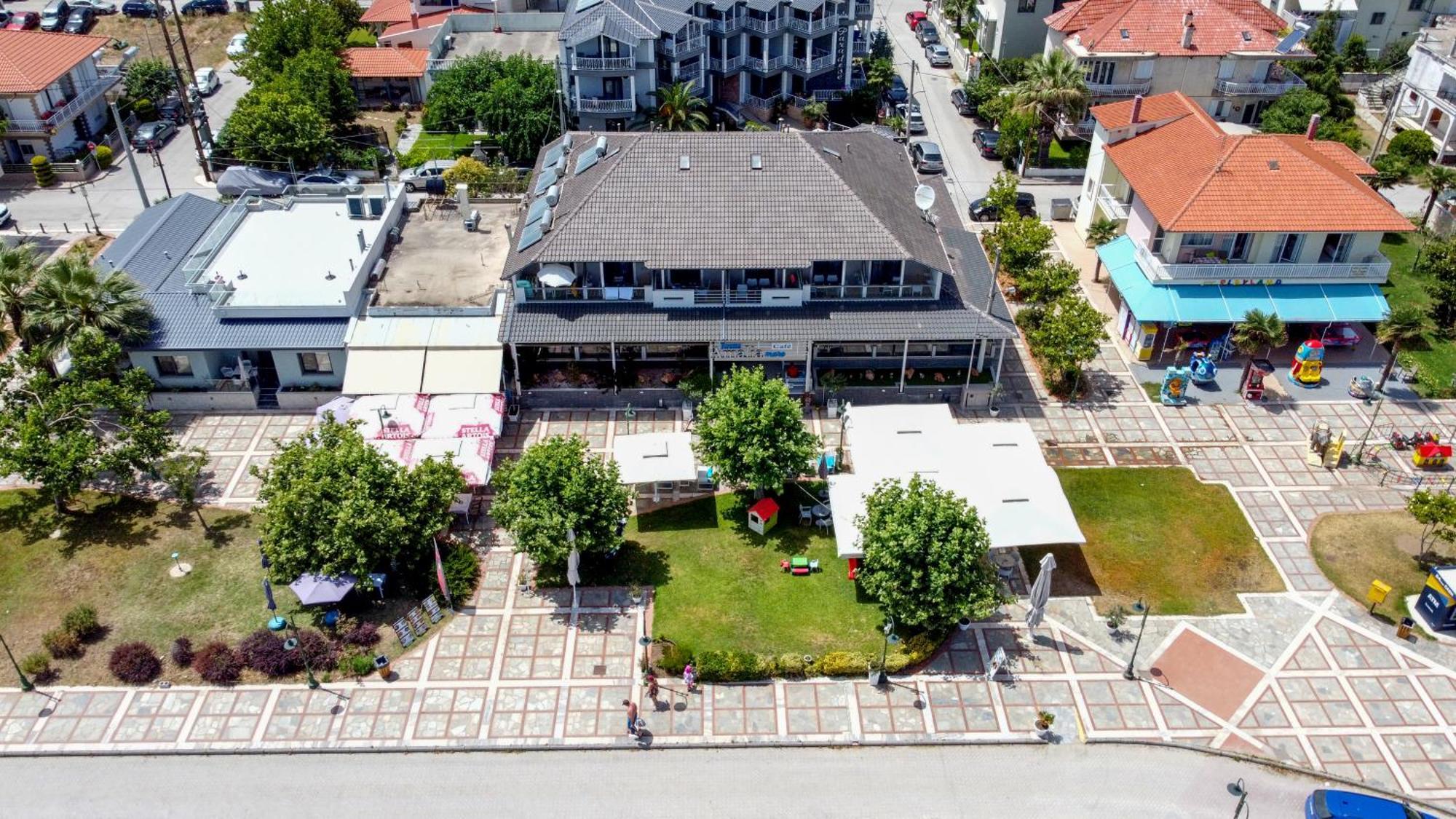 Amalia Mare Sea View Apartment Nea Vrasna Bagian luar foto