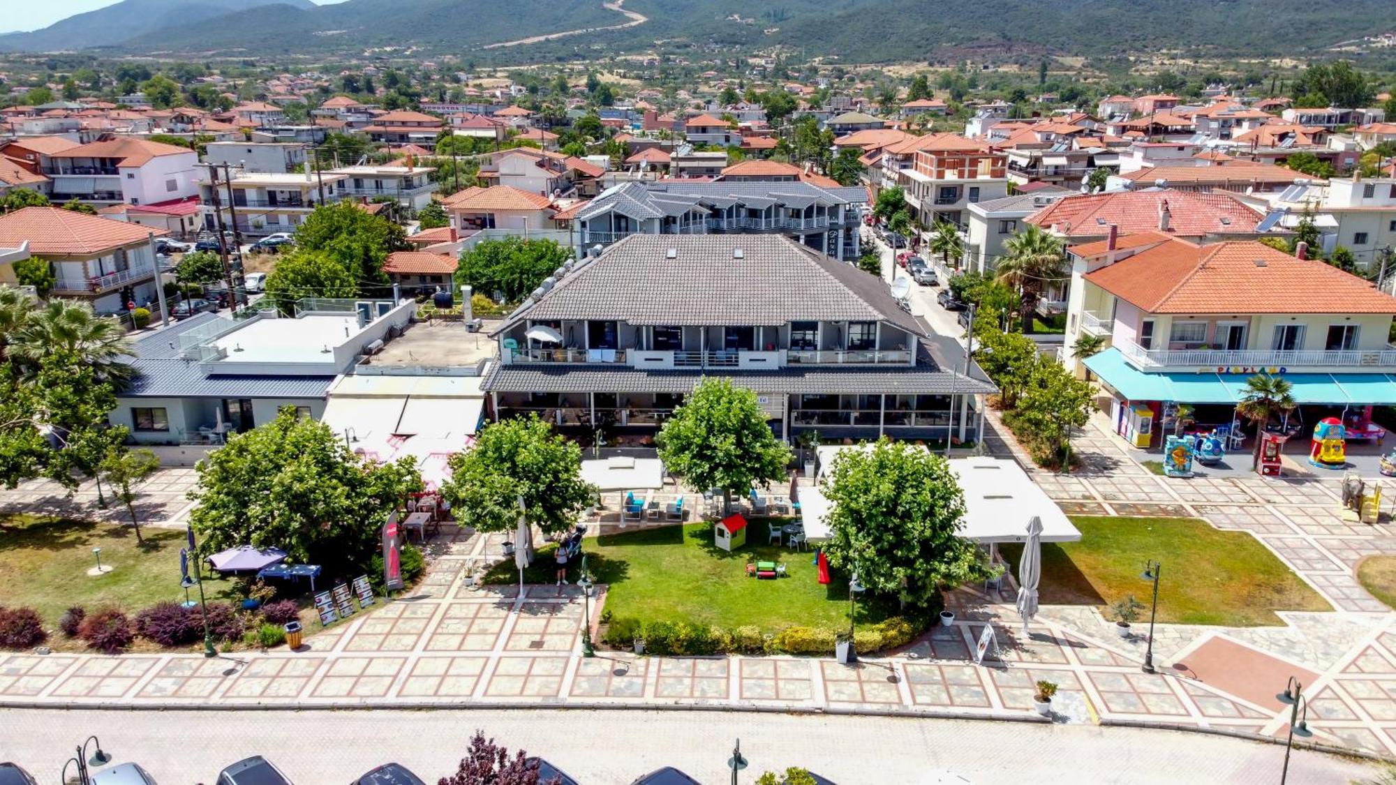 Amalia Mare Sea View Apartment Nea Vrasna Bagian luar foto