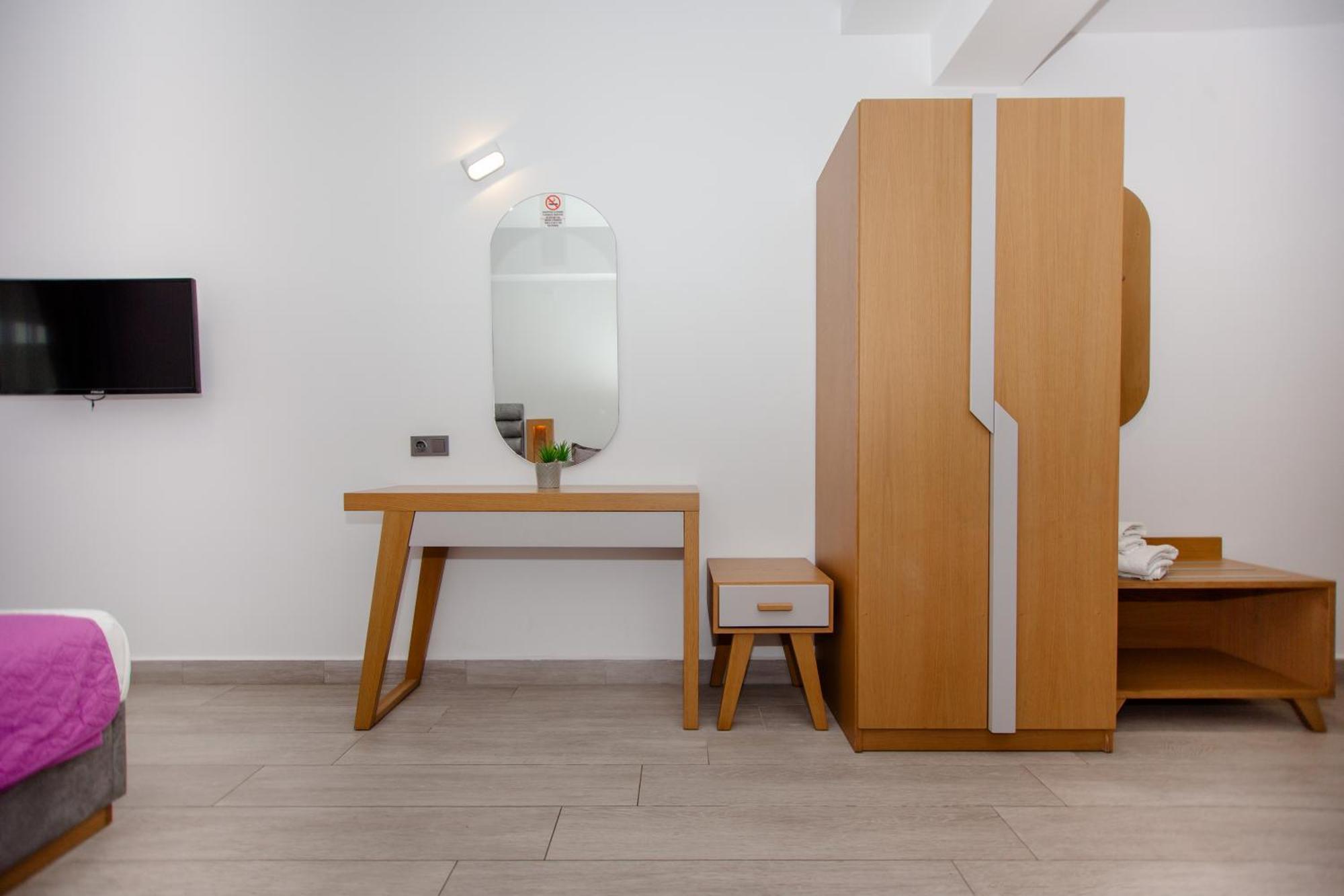 Amalia Mare Sea View Apartment Nea Vrasna Bagian luar foto