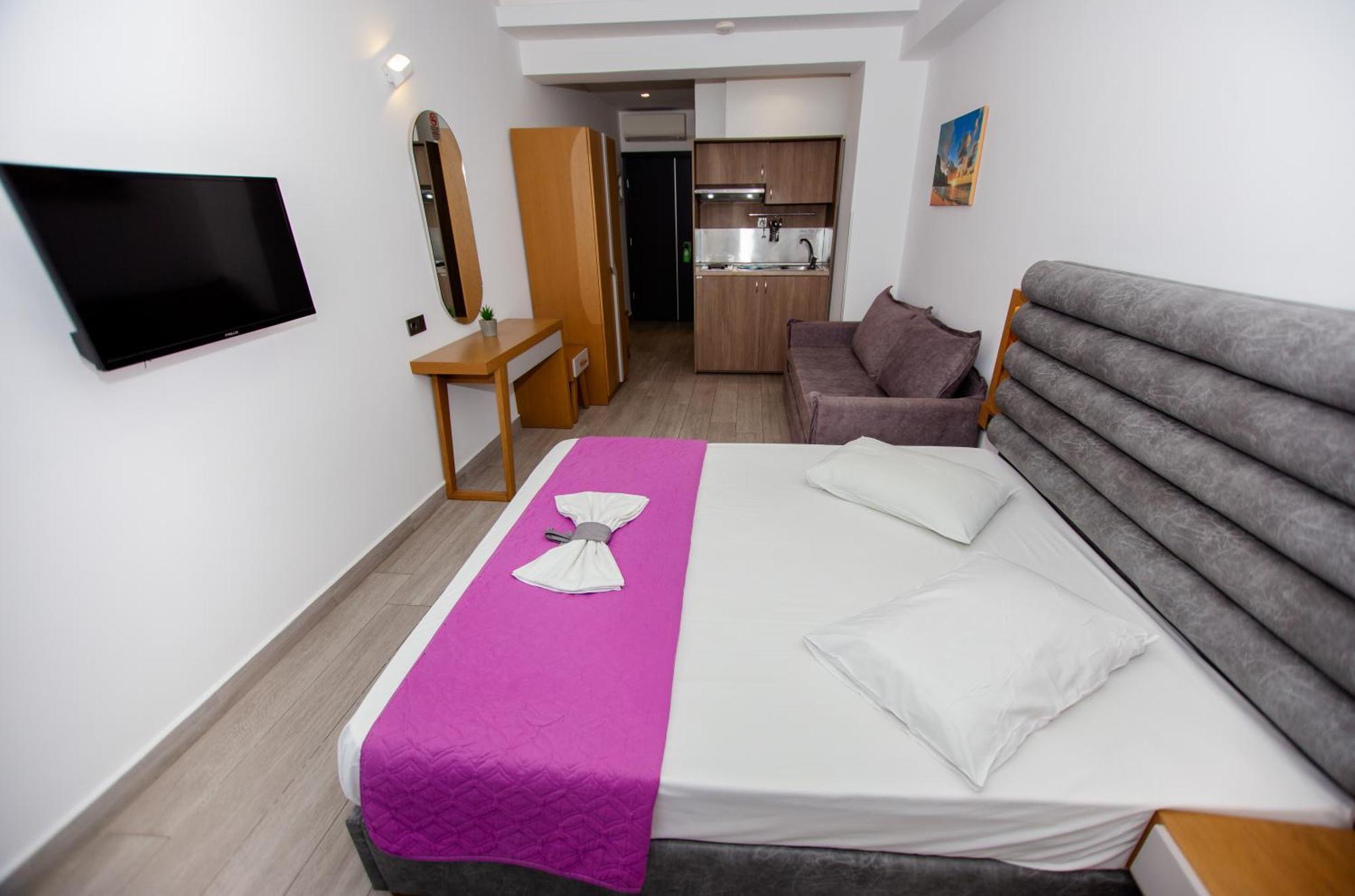 Amalia Mare Sea View Apartment Nea Vrasna Bagian luar foto