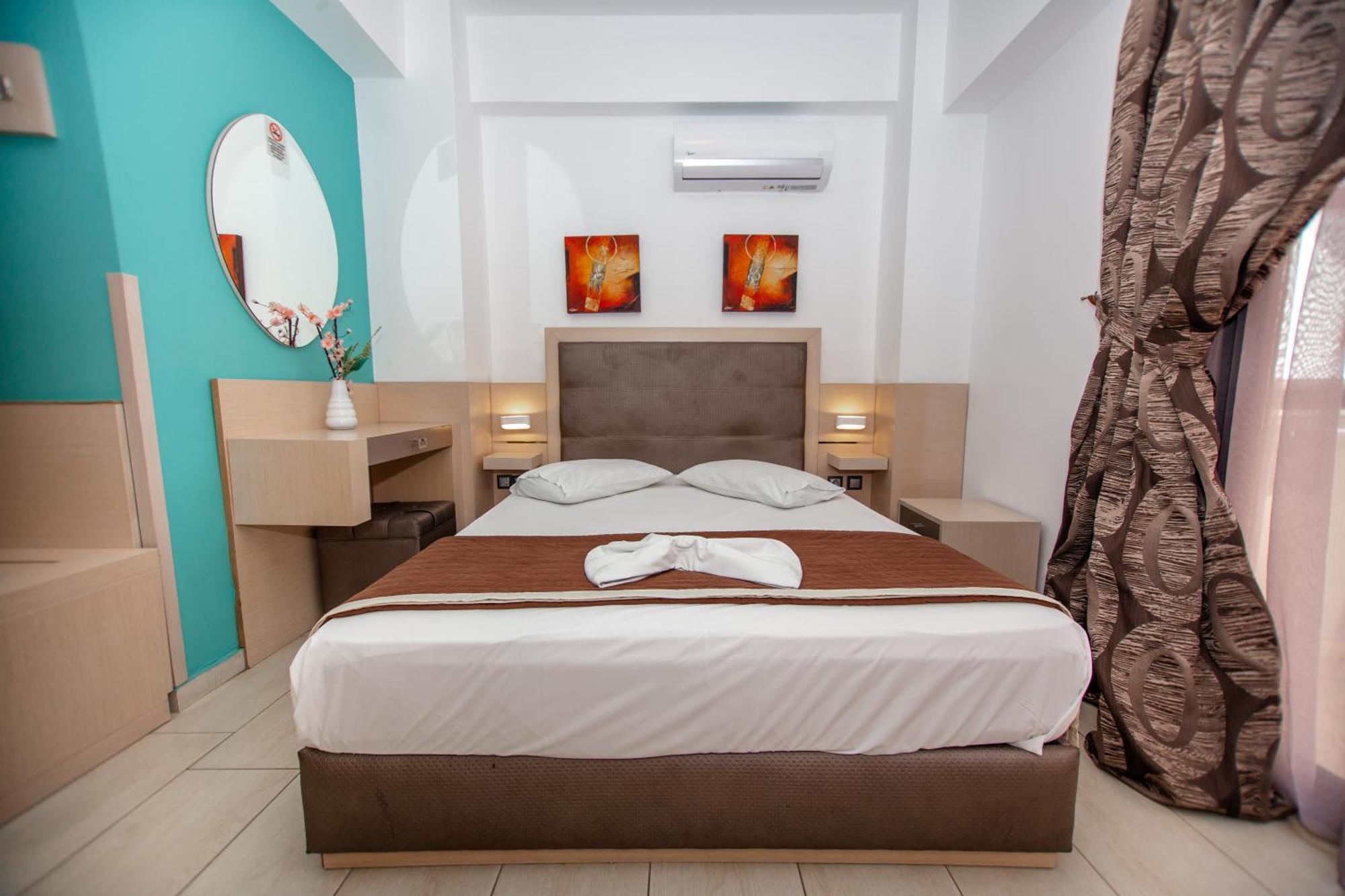 Amalia Mare Sea View Apartment Nea Vrasna Bagian luar foto